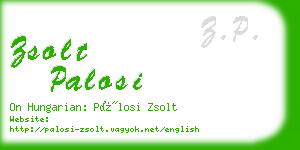 zsolt palosi business card